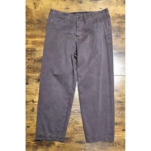 Wallace & Barnes Selvedge Officer Chino Pants 34x28 Chocolate Brown J.Crew
